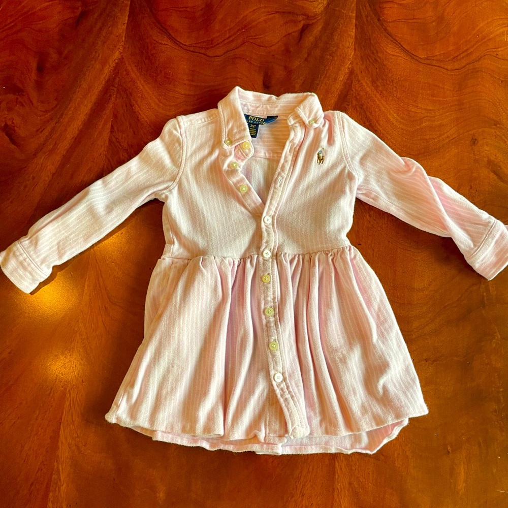 White and pink Ralph Lauren dress.